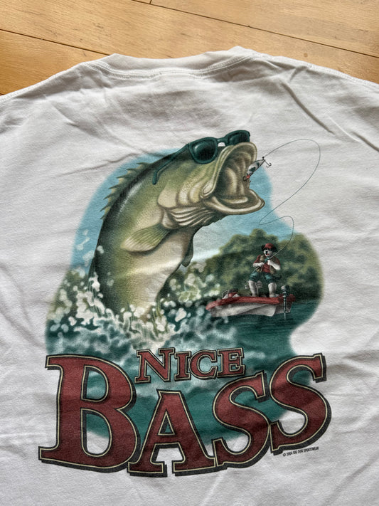 Vintage Big Dogs Nice Bass Tee. Size L