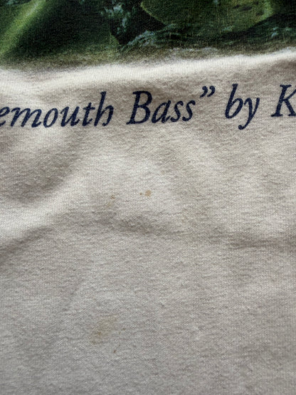 Vintage Ducks Unlimited Largemouth Bass Tee. Size XL