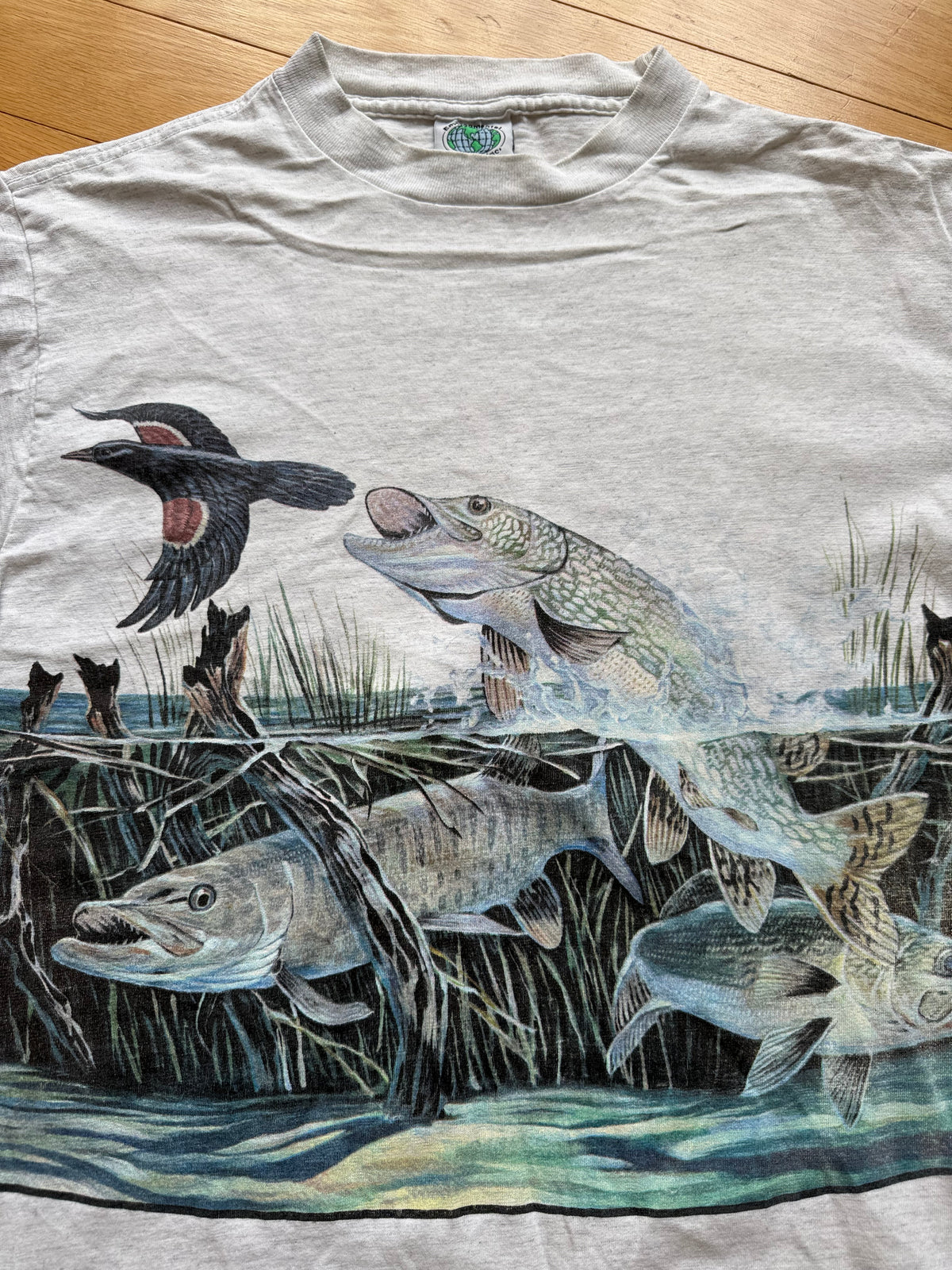 Vintage Environmental Artwear Blackbird's Demise Tee. Size M