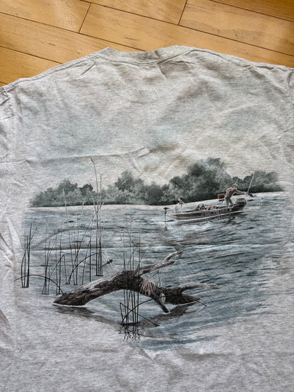 Vintage Bass Fisherman Tee. Size XL