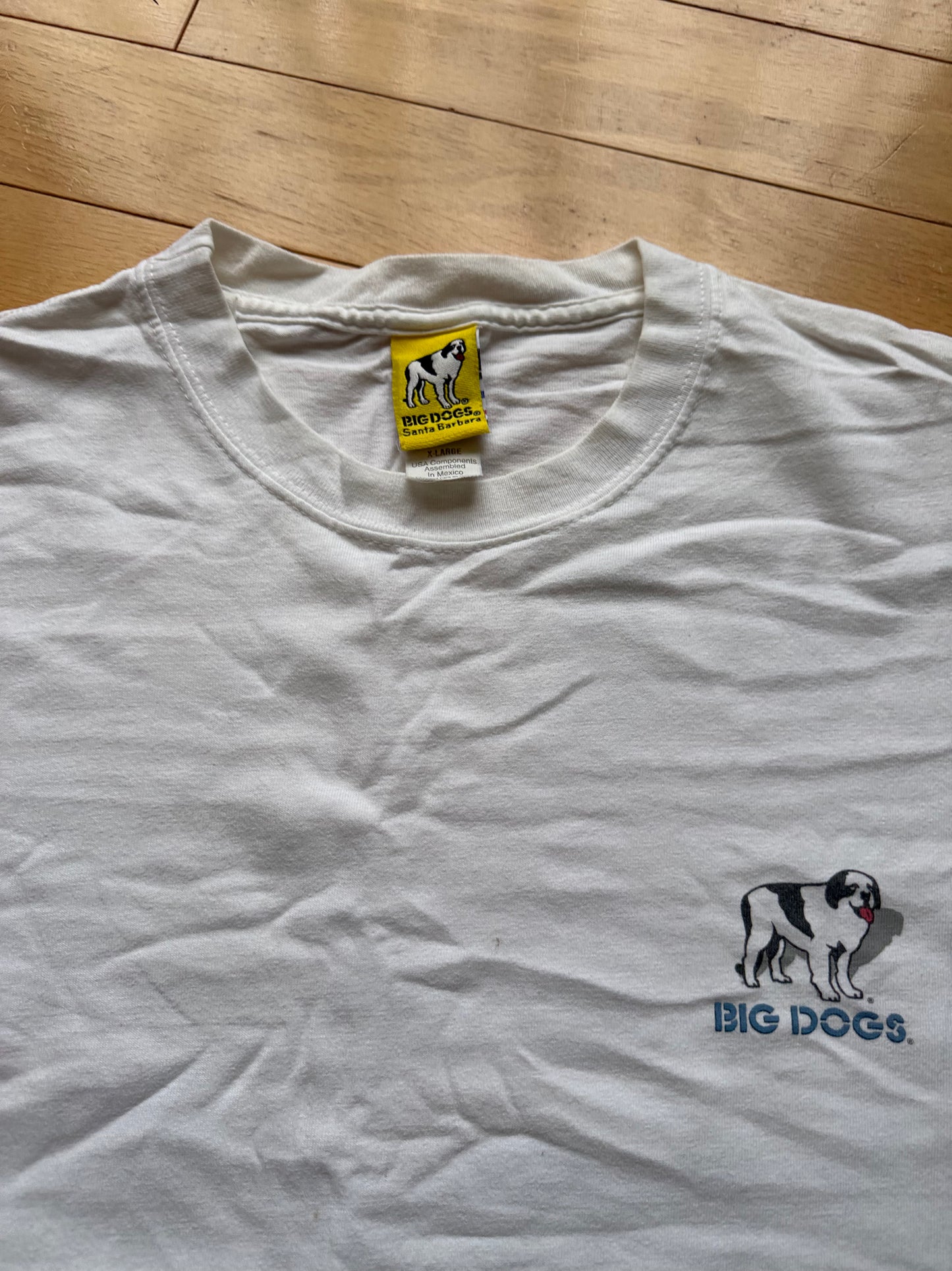 Vintage Big Dogs Give a Big Dog a Fish Tee. Size XL