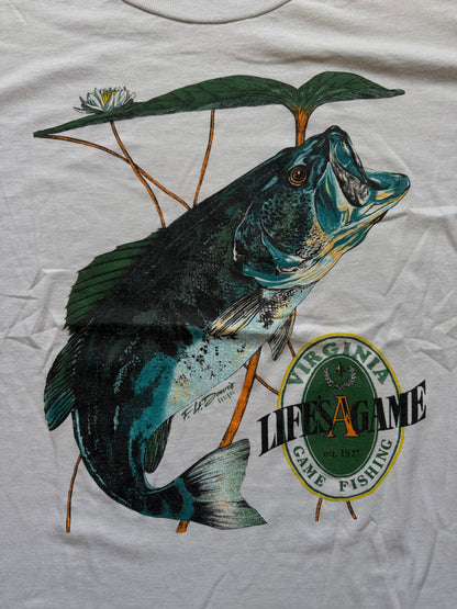 Vintage F.H. Davis Life's A Game Tee. Size XL