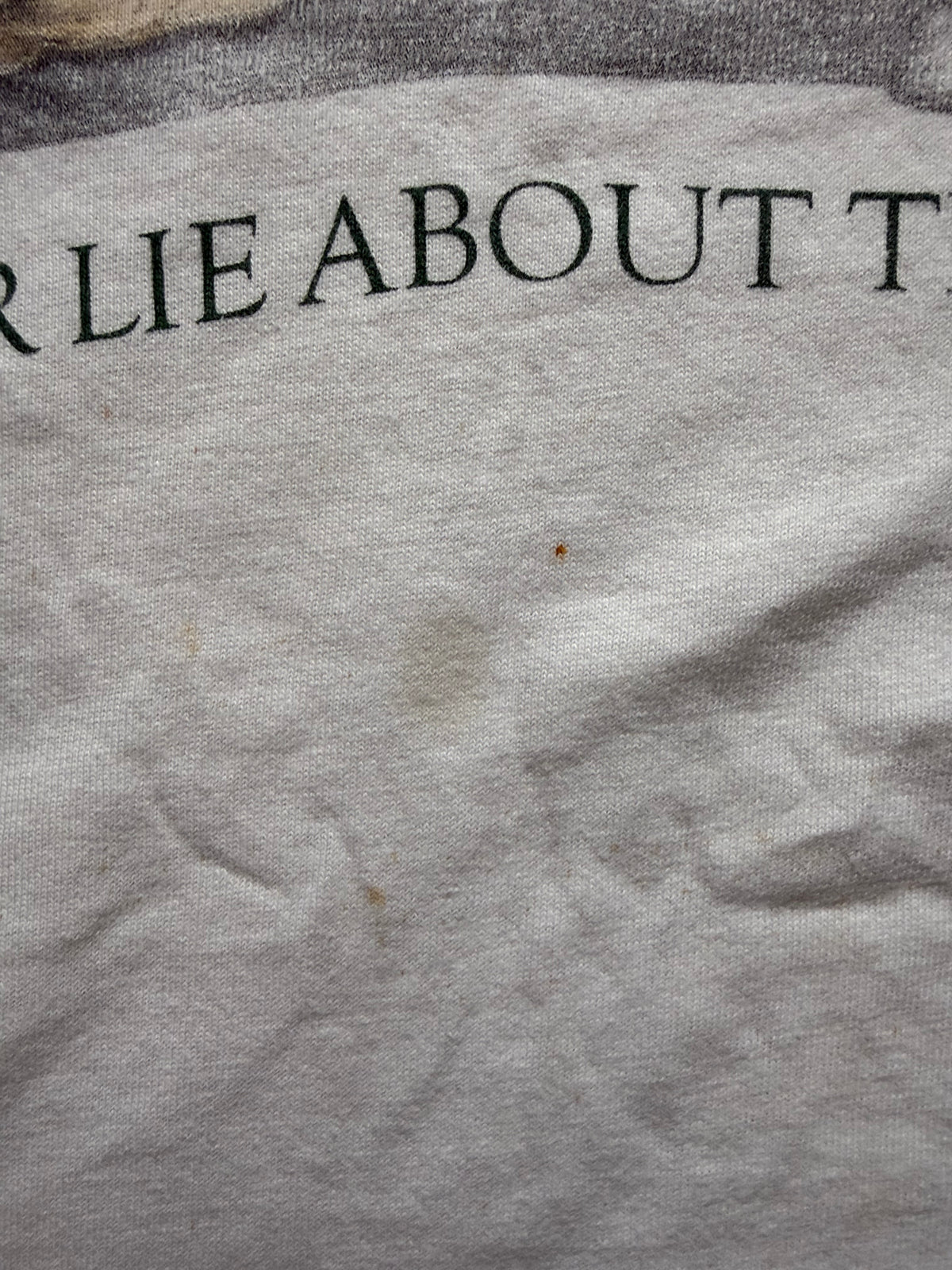Vintage Peggy Murray Real Women Never Lie Tee. Size L