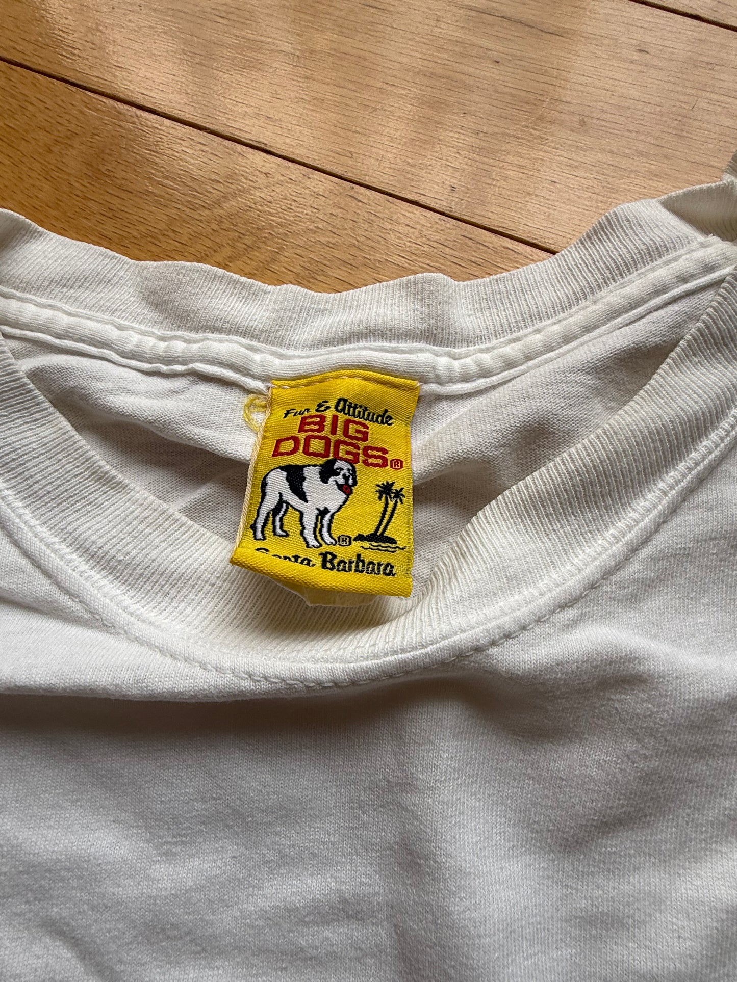 Vintage Big Dogs Nice Bass Tee. Size XXL