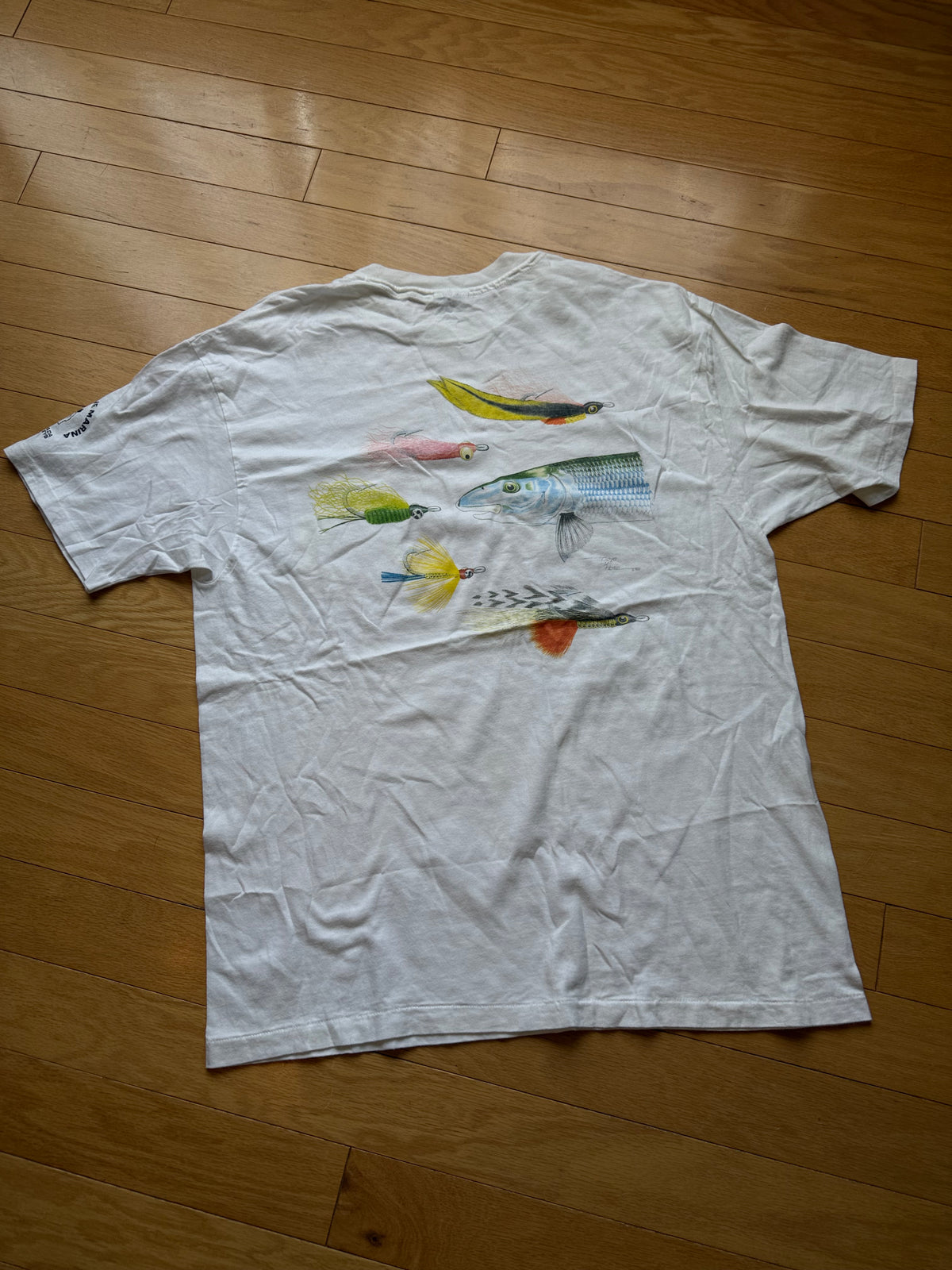 Vintage Dave M Hose Lure Tee. Size XL