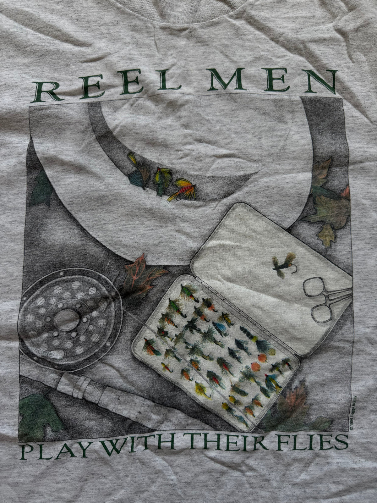 Vintage Peggy Murray Reel Men Tee. Size XXL
