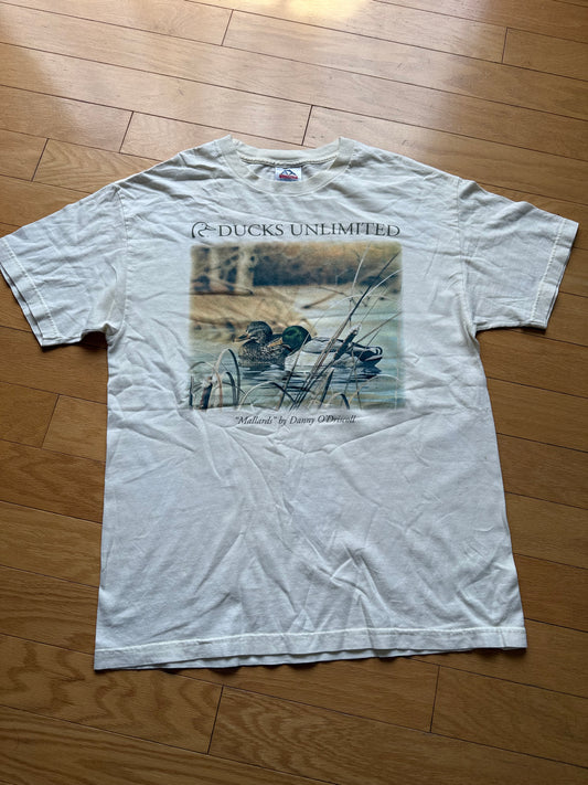 Vintage Ducks Unlimited Mallards Tee. Size L