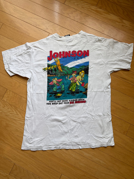Vintage Big Johnson More Nibbles Tee. Size L