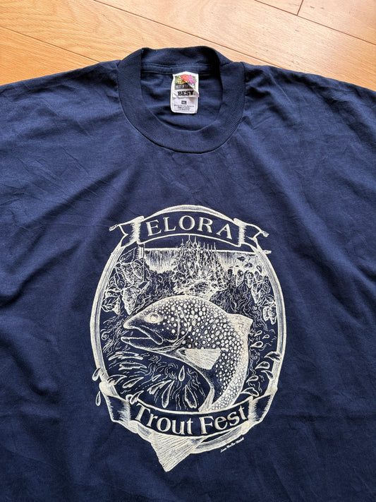 Vintage Elora Trout Fest Tee. Size XL