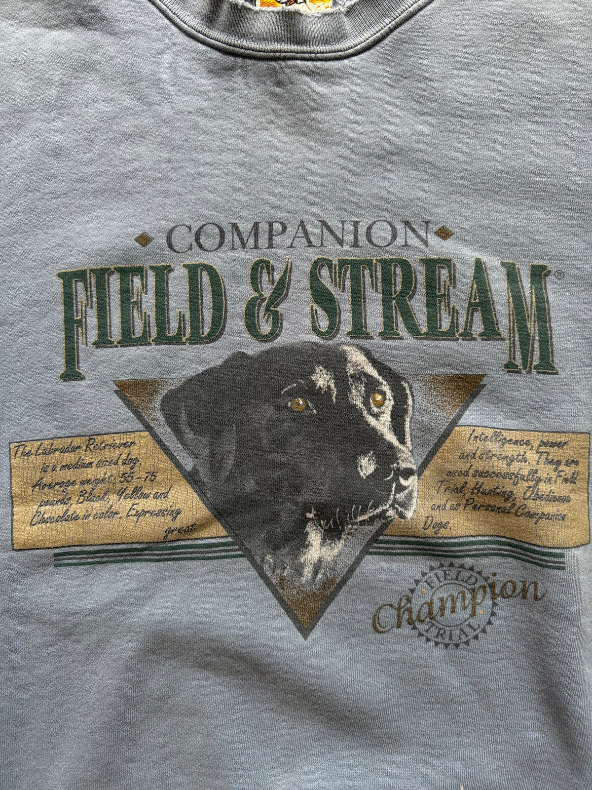 Field & Stream Black Lab Crewneck