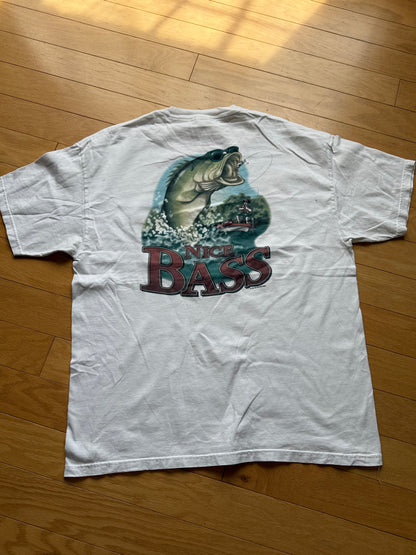Vintage Big Dogs Nice Bass Tee. Size L