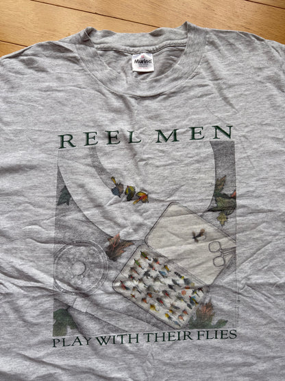 Vintage Peggy Murray Reel Men Tee. Size XL