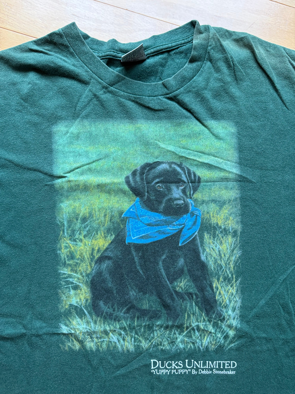 Vintage Ducks Unlimited Yuppy Puppy Tee. Size L
