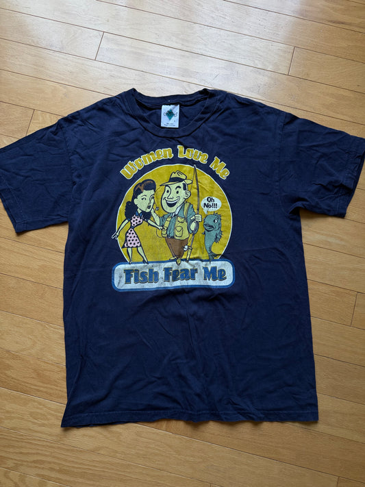 Vintage Women Love Me Tee. Size L