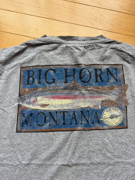 Vintage Orvis Big Horn Montana Tee. Size L