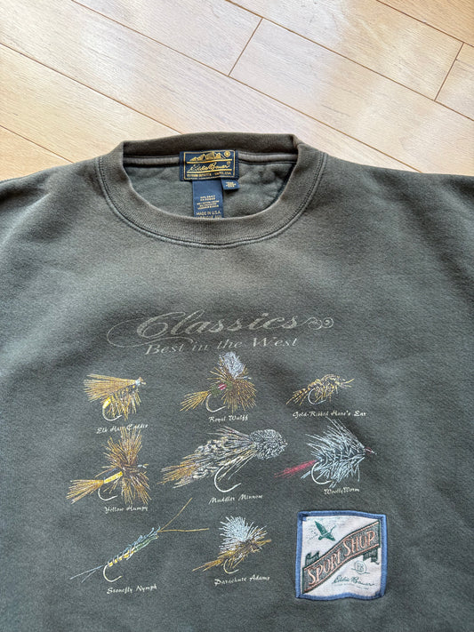 Eddie Bauer Sport Shop Flies Crewneck