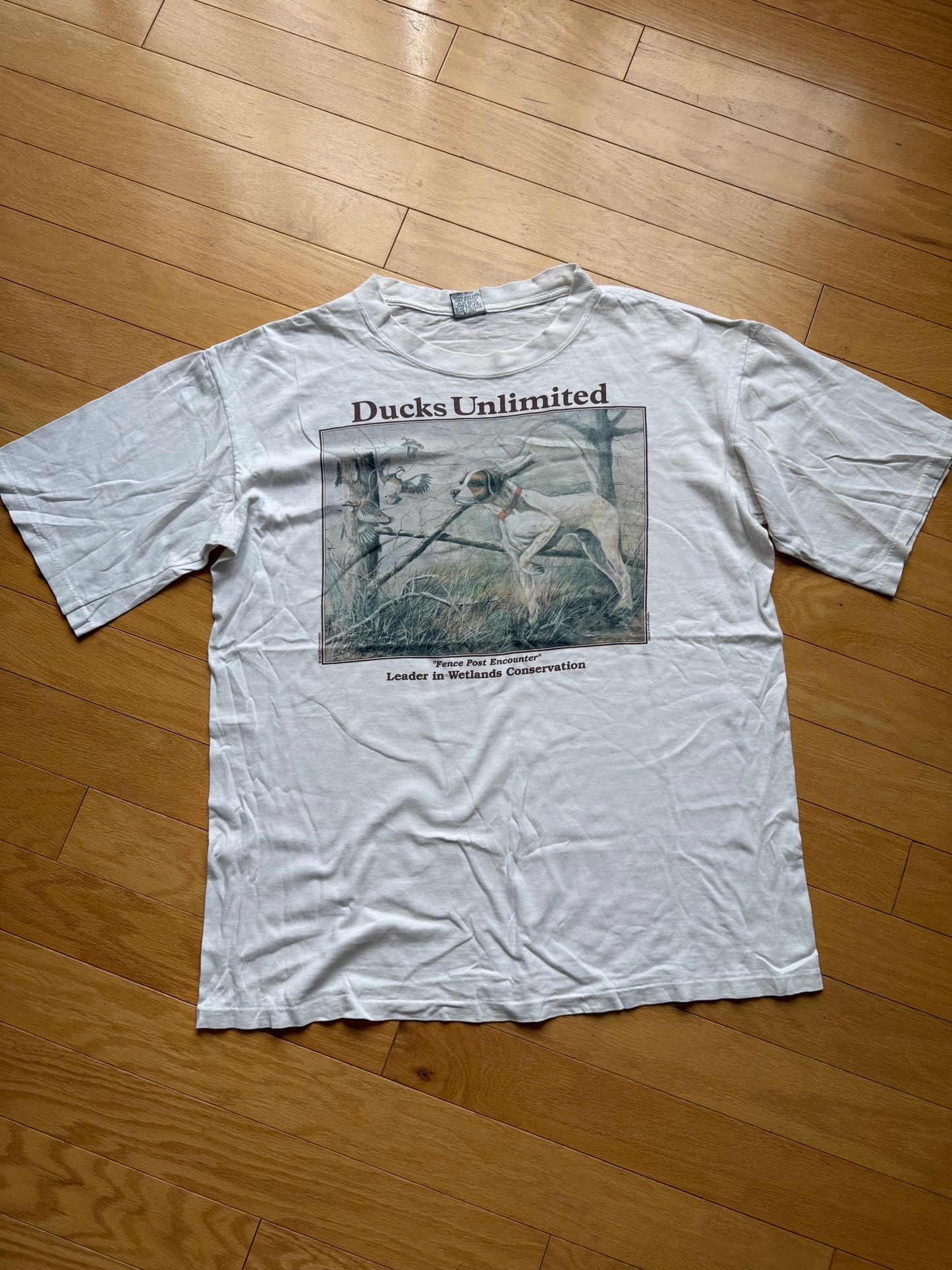 Vintage Ducks Unlimited Fence Post Encounter Tee. Size XL