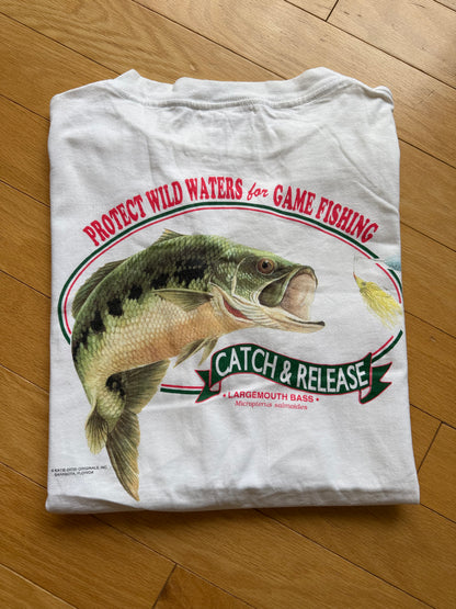 Vintage Catch & Release LMB Tee. Size XL