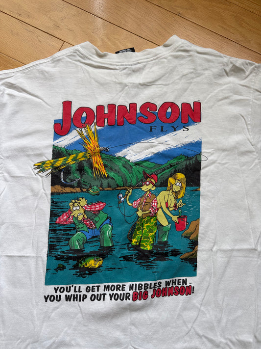 Vintage Big Johnson More Nibbles Tee. Size L