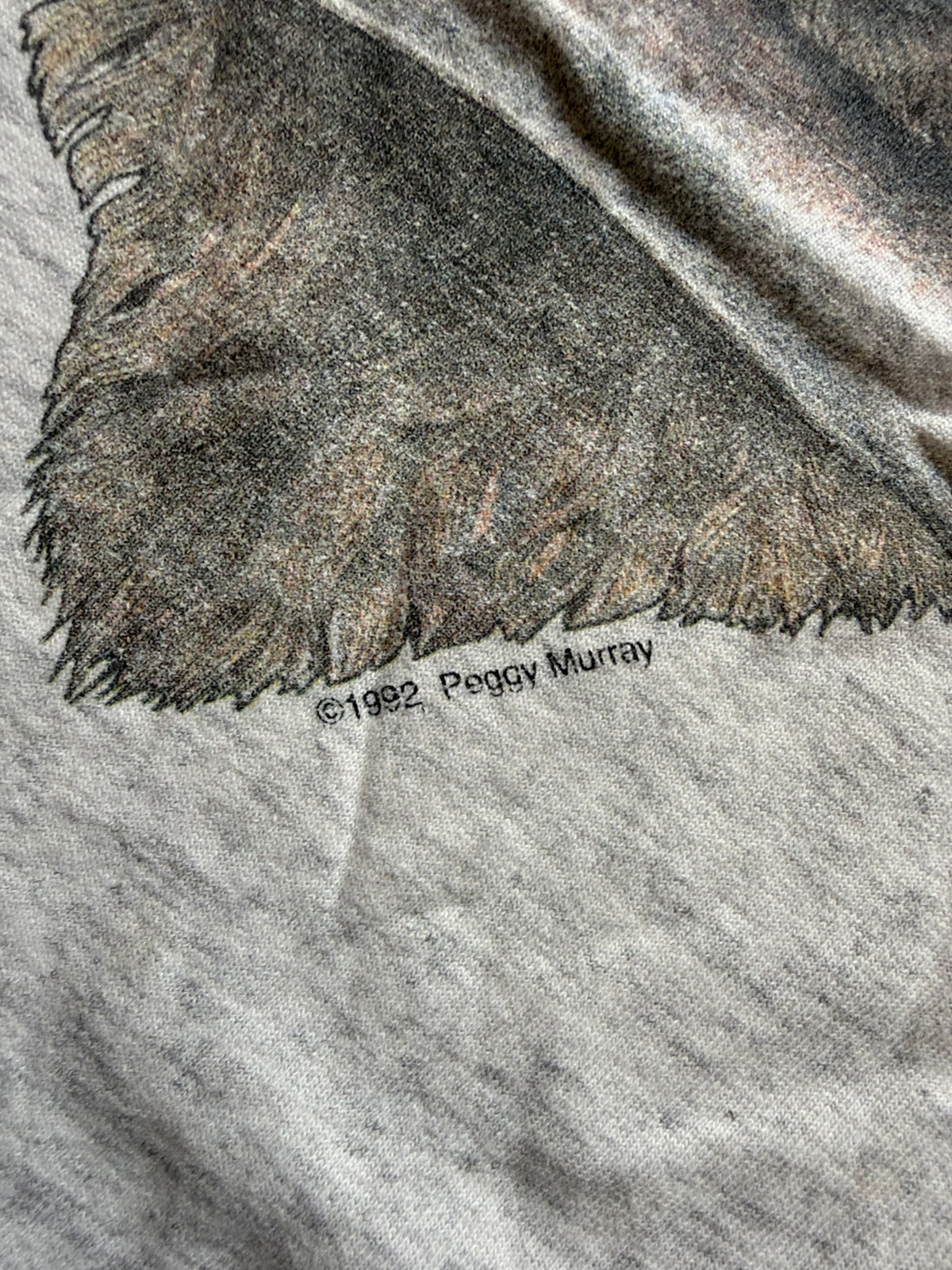 Vintage Peggy Murray Grizzly Tee. Size XL