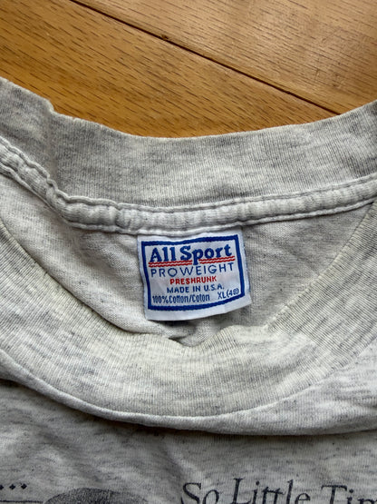 Vintage Peggy Murray So Many Lures Tee. Size XL