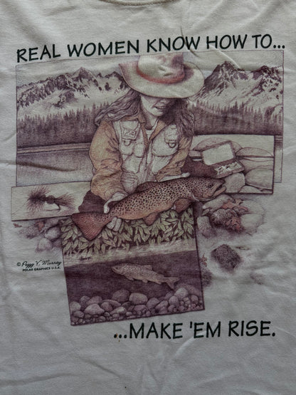 Vintage Peggy Murray Real Women Know How Tee. Size M