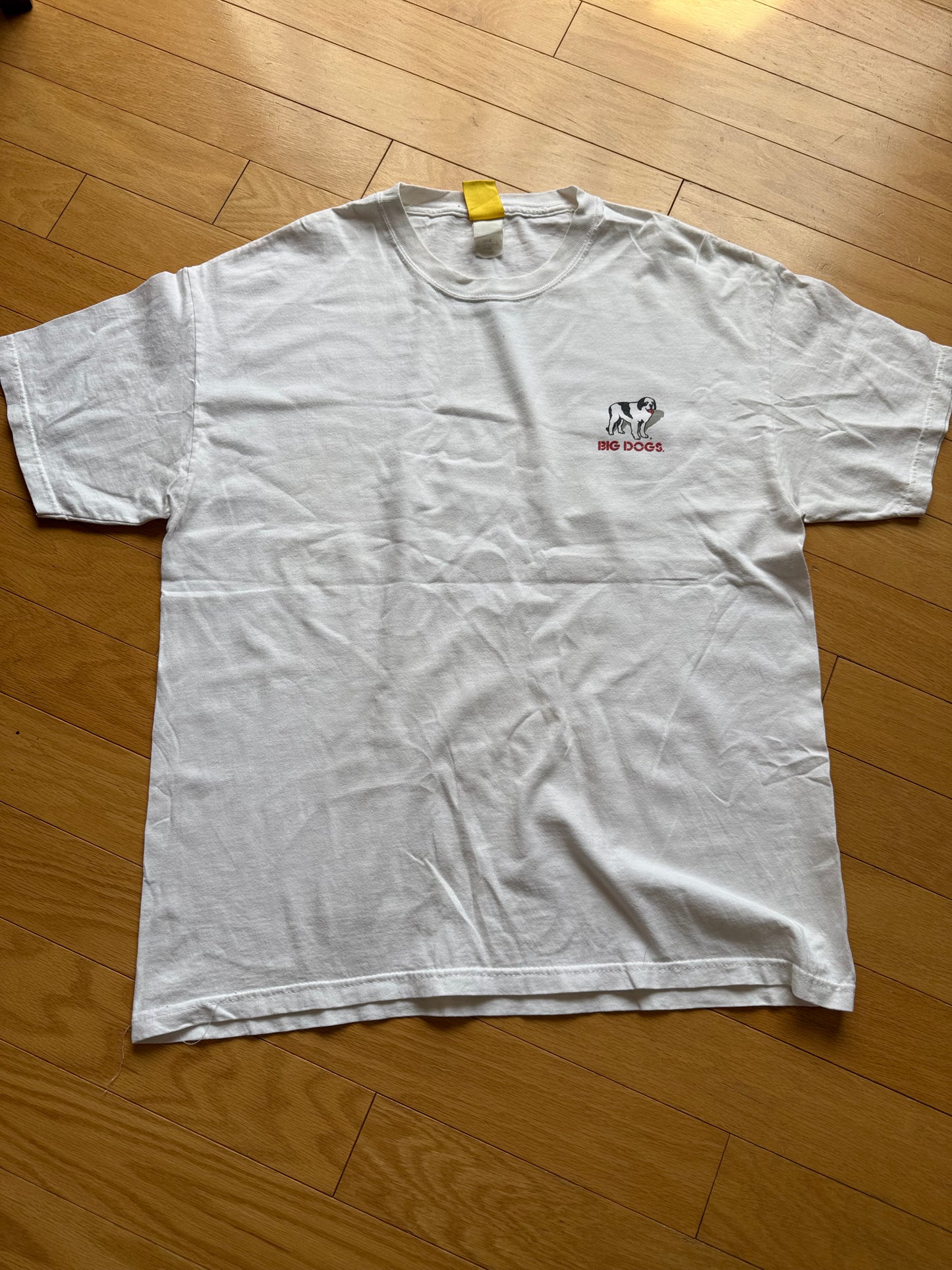 Vintage Big Dogs Nice Bass Tee. Size L
