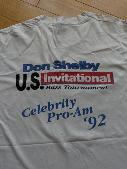 Vintage Celebrity Pro-Am Bass Tee. Size XL