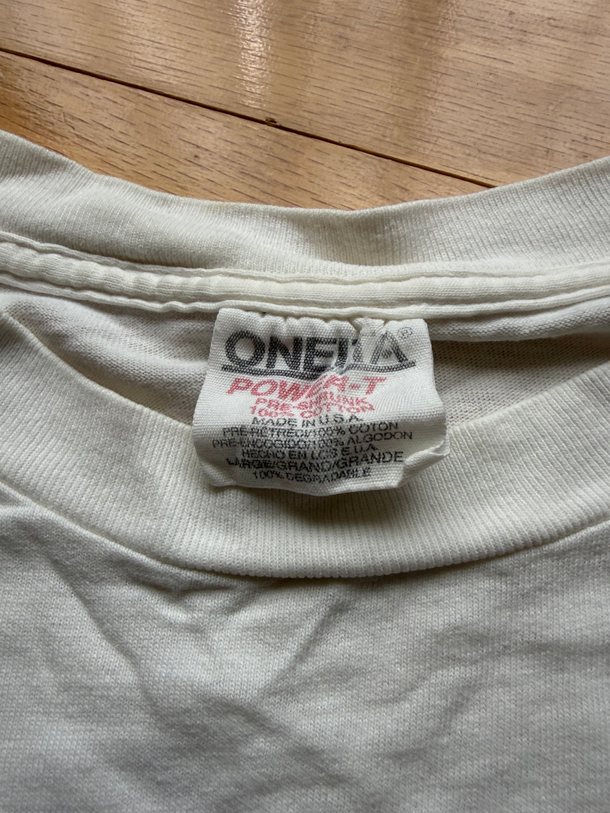 Vintage Peggy Murray Real Women Never Lie Tee. Size L