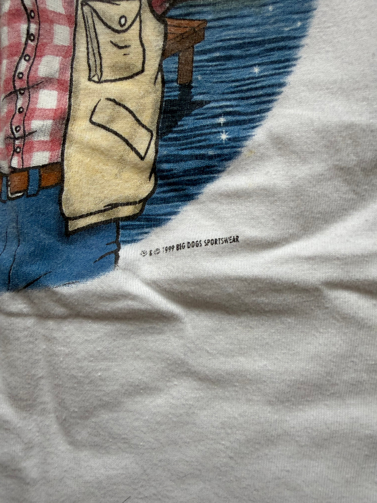 Vintage Big Dogs Big BS Tee. Size L
