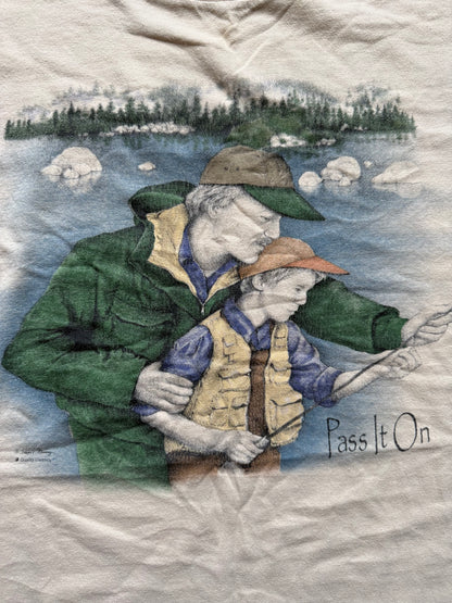 Vintage Peggy Murray Pass It On Tee. Size XL