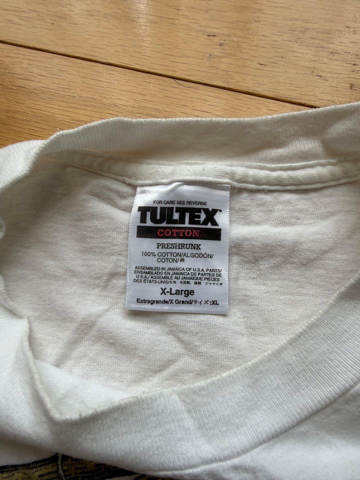Vintage Buck Naked Fishing Tee. Size XL
