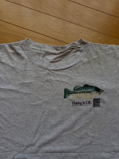Vintage Get Reel Go Fish Tee. Size XL