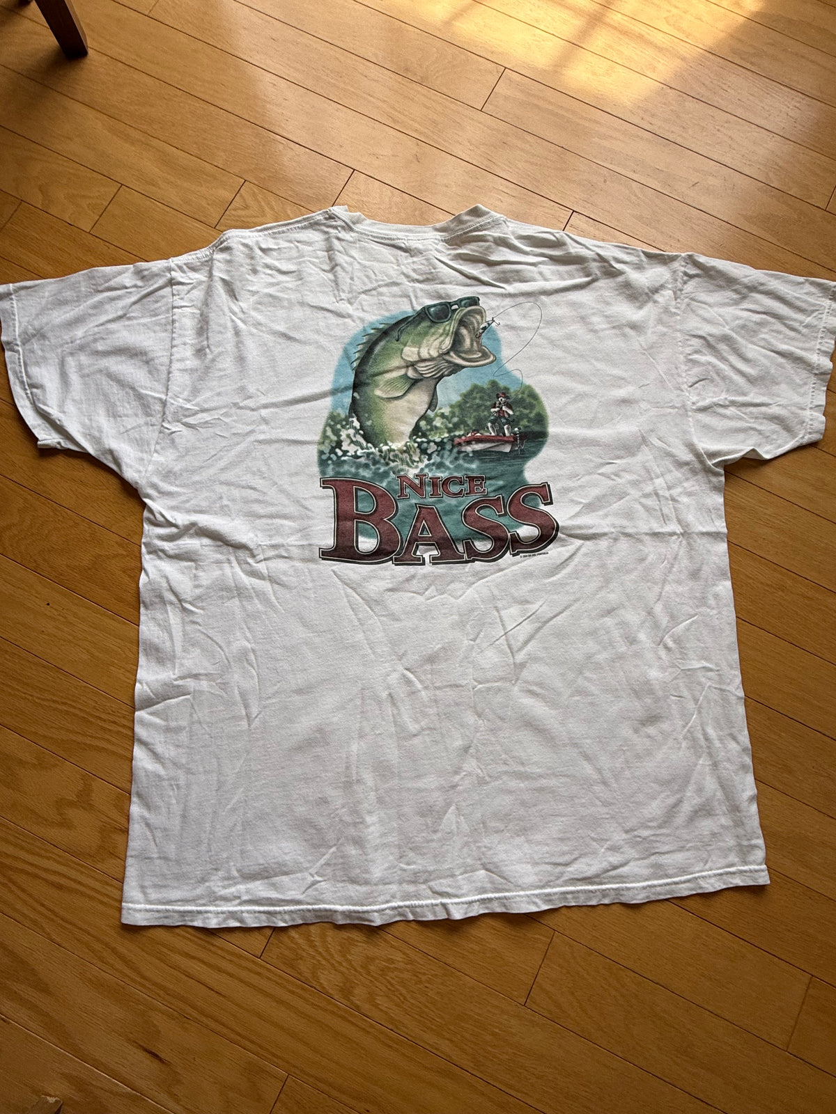 Vintage Big Dogs Nice Bass Tee. Size XXL