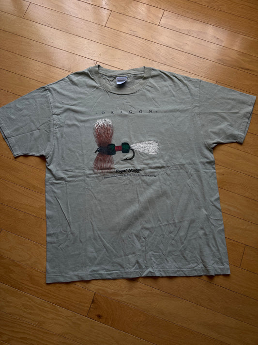 Vintage Oregon Royal Wulff Tee. Size XL
