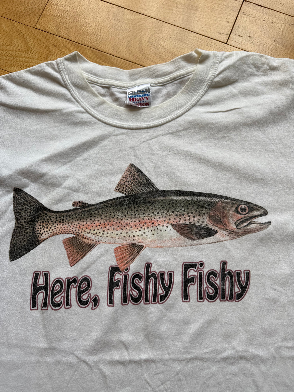 Vintage Here, Fishy Fishy Tee. Size XL