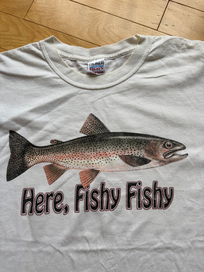 Vintage Here, Fishy Fishy Tee. Size XL