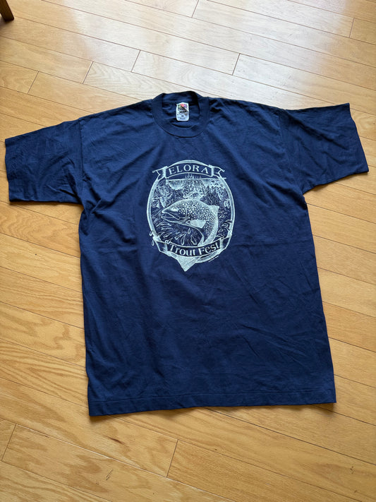 Vintage Elora Trout Fest Tee. Size XL