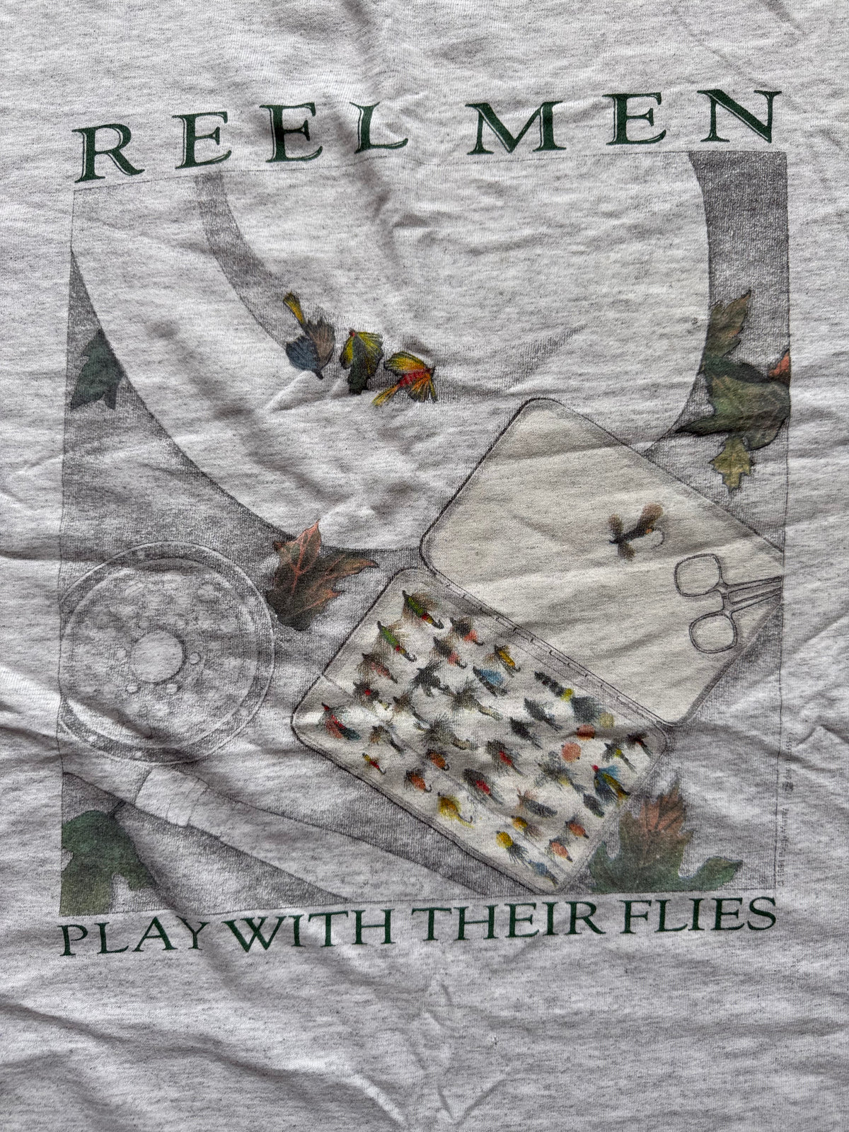 Vintage Peggy Murray Reel Men Tee. Size XL