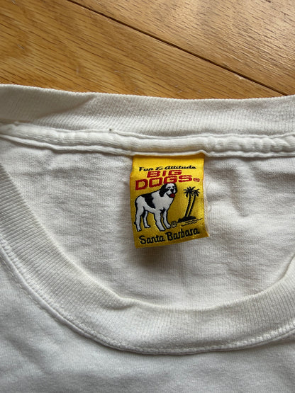 Vintage Big Dogs Nice Bass Tee. Size L