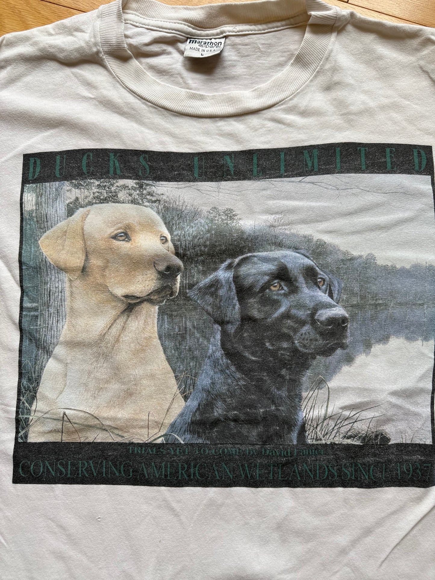 Vintage Ducks Unlimited Trials To Come Tee. Size L