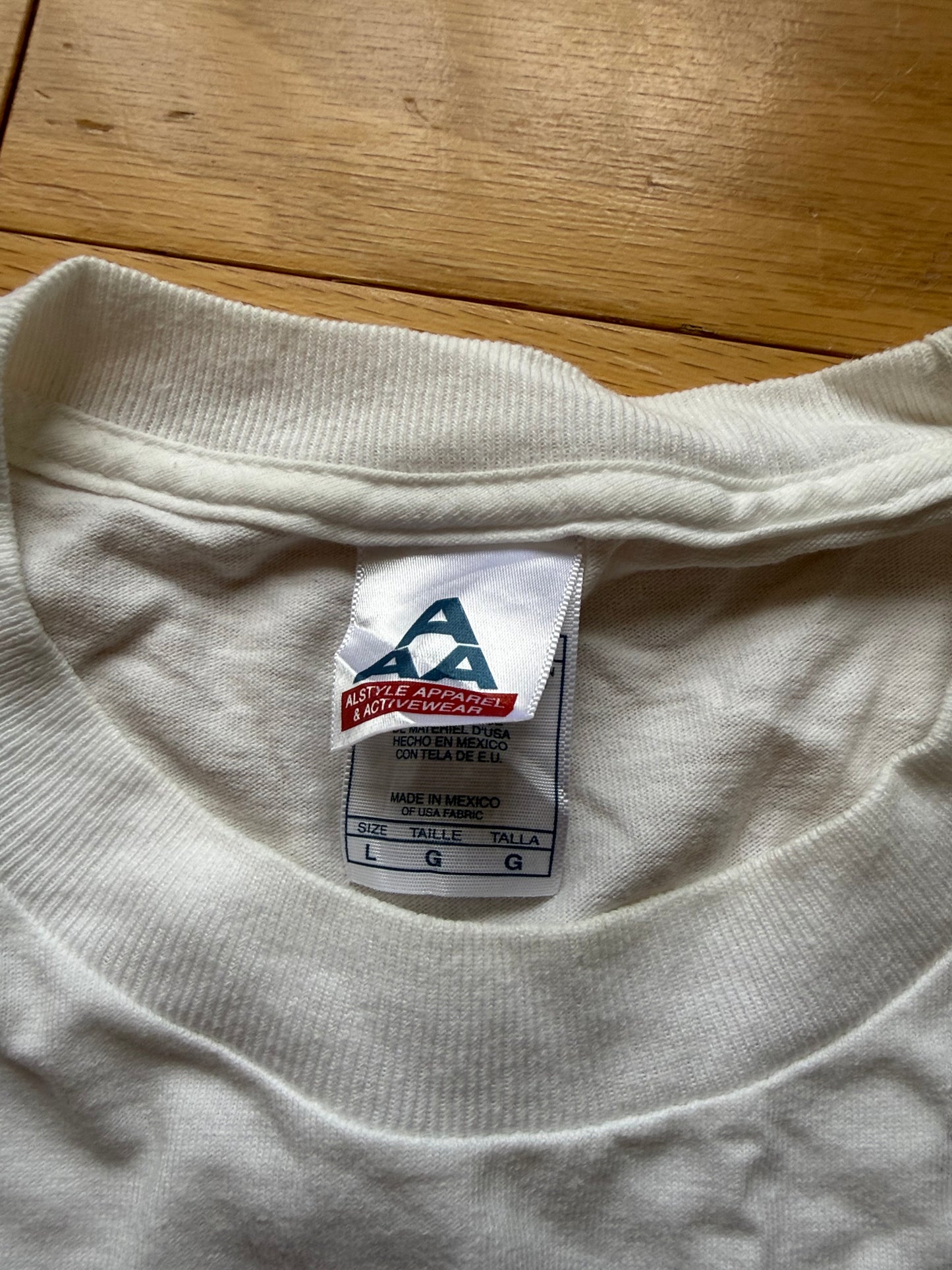 Vintage Fishing Is Like Sex Tee. Size L