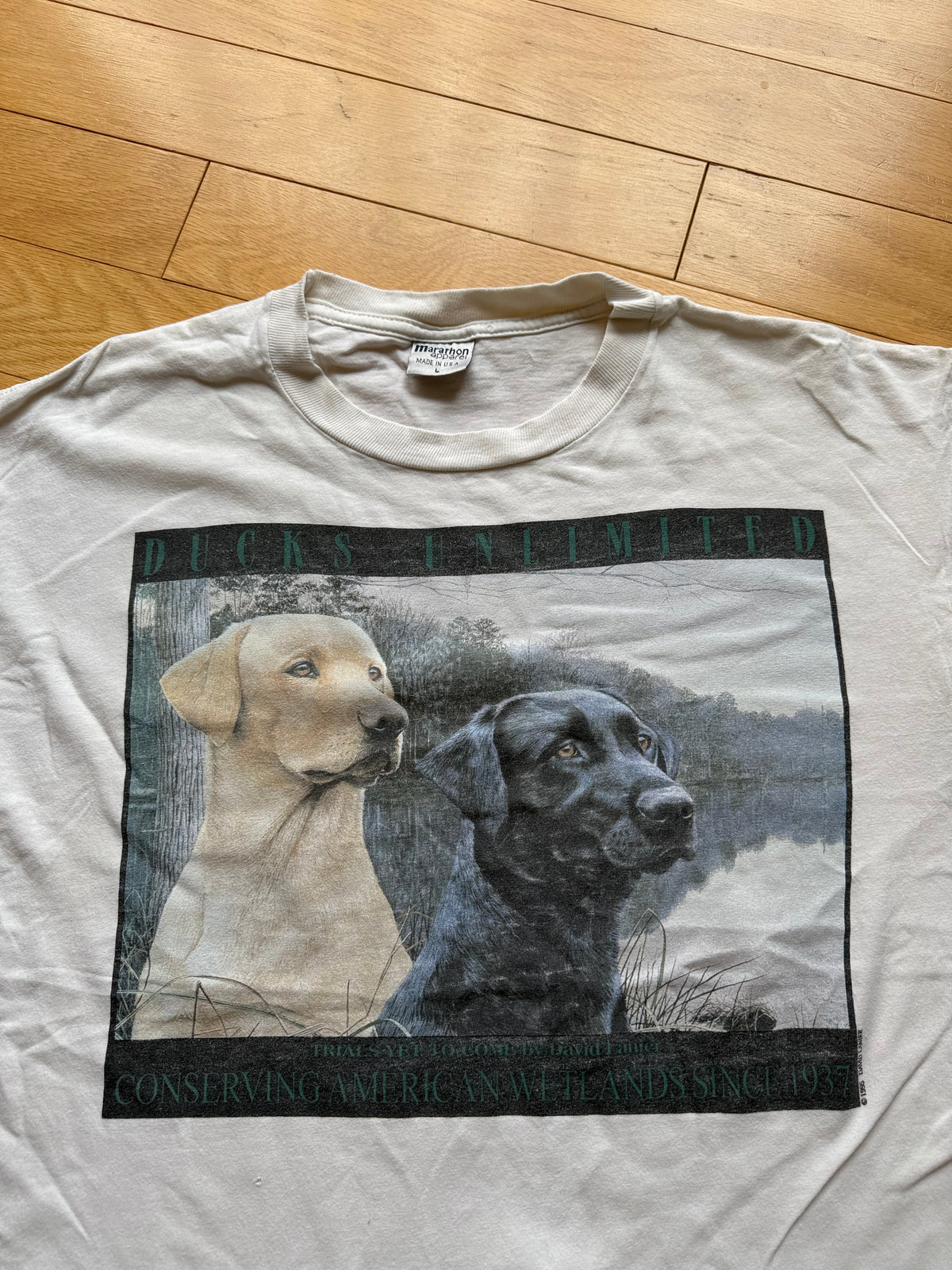 Vintage Ducks Unlimited Trials To Come Tee. Size L