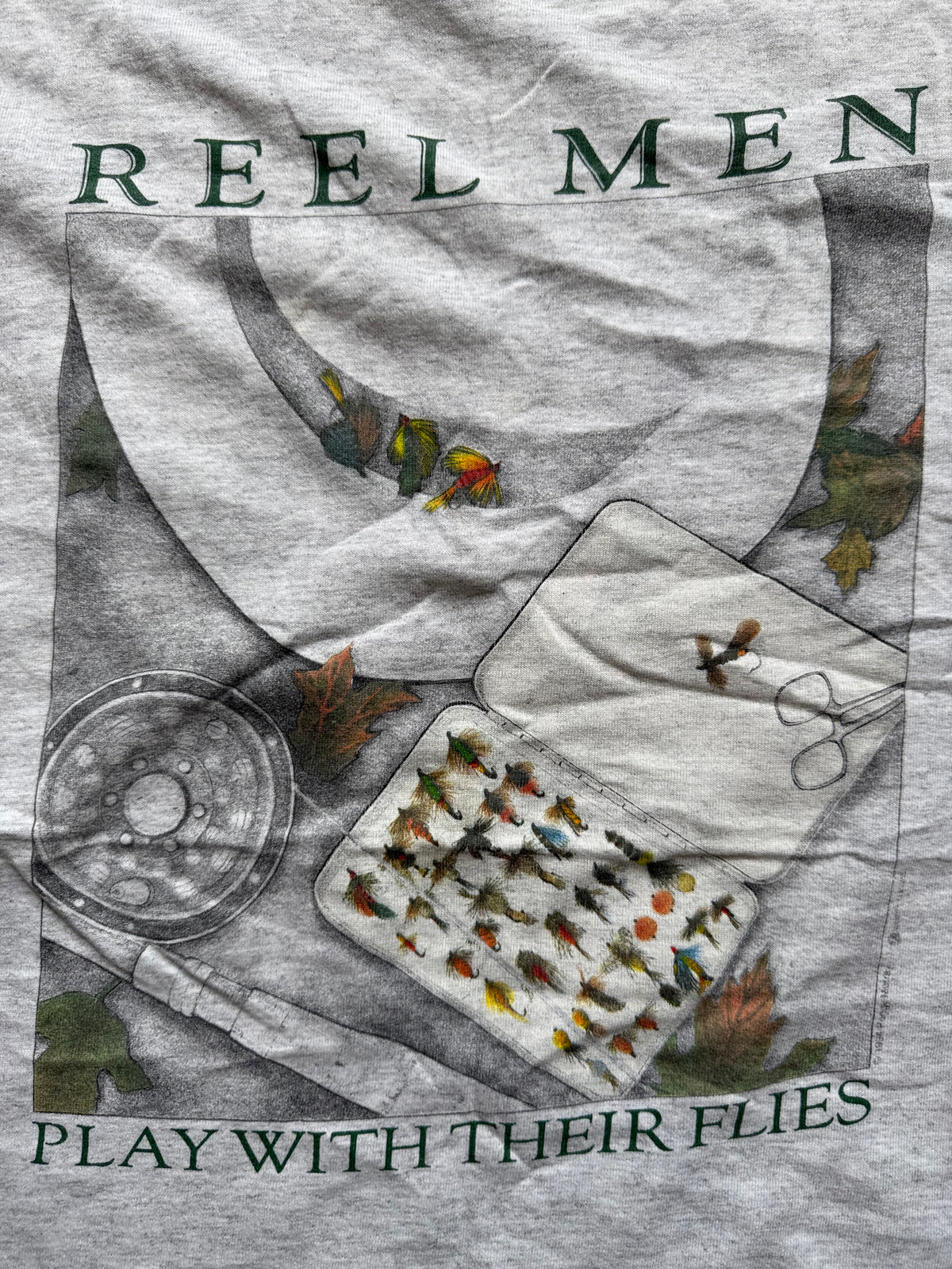 Vintage Peggy Murray Reel Men Tee. Size L