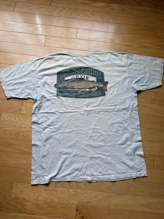Vintage Orvis Rio Petrohue Tee. Size XXL