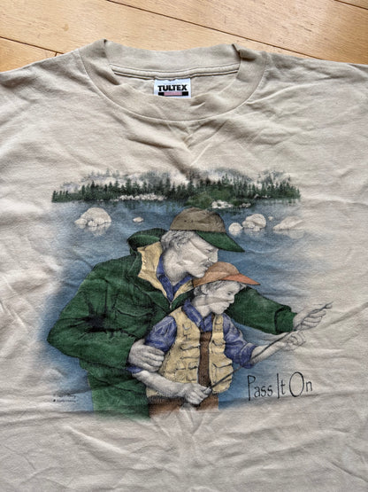 Vintage Peggy Murray Pass It On Tee. Size XL