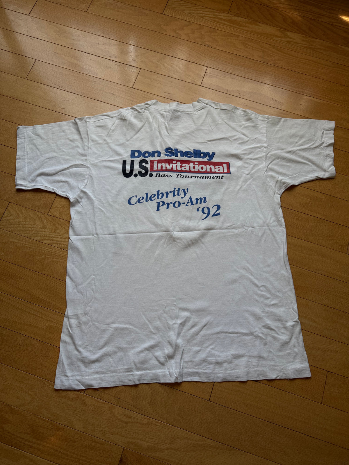 Vintage Celebrity Pro-Am Bass Tee. Size XL