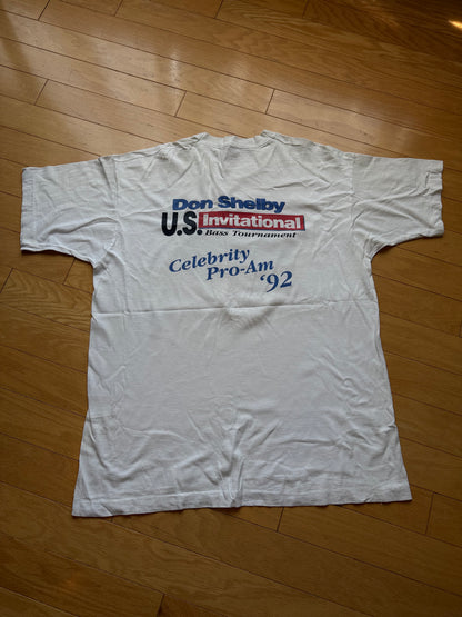 Vintage Celebrity Pro-Am Bass Tee. Size XL