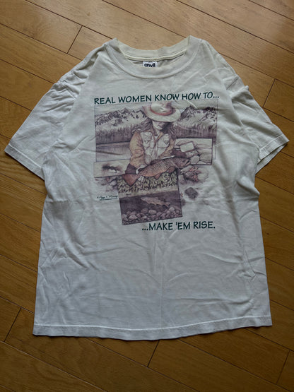 Vintage Peggy Murray Real Women Know How Tee. Size M