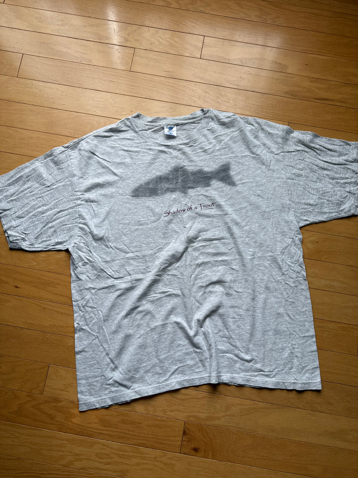 Vintage Shadow of a Trout Tee. Size XXL